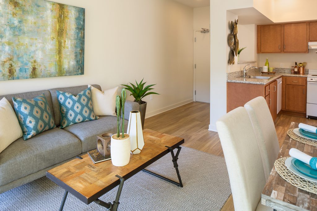 A living room of the Grove