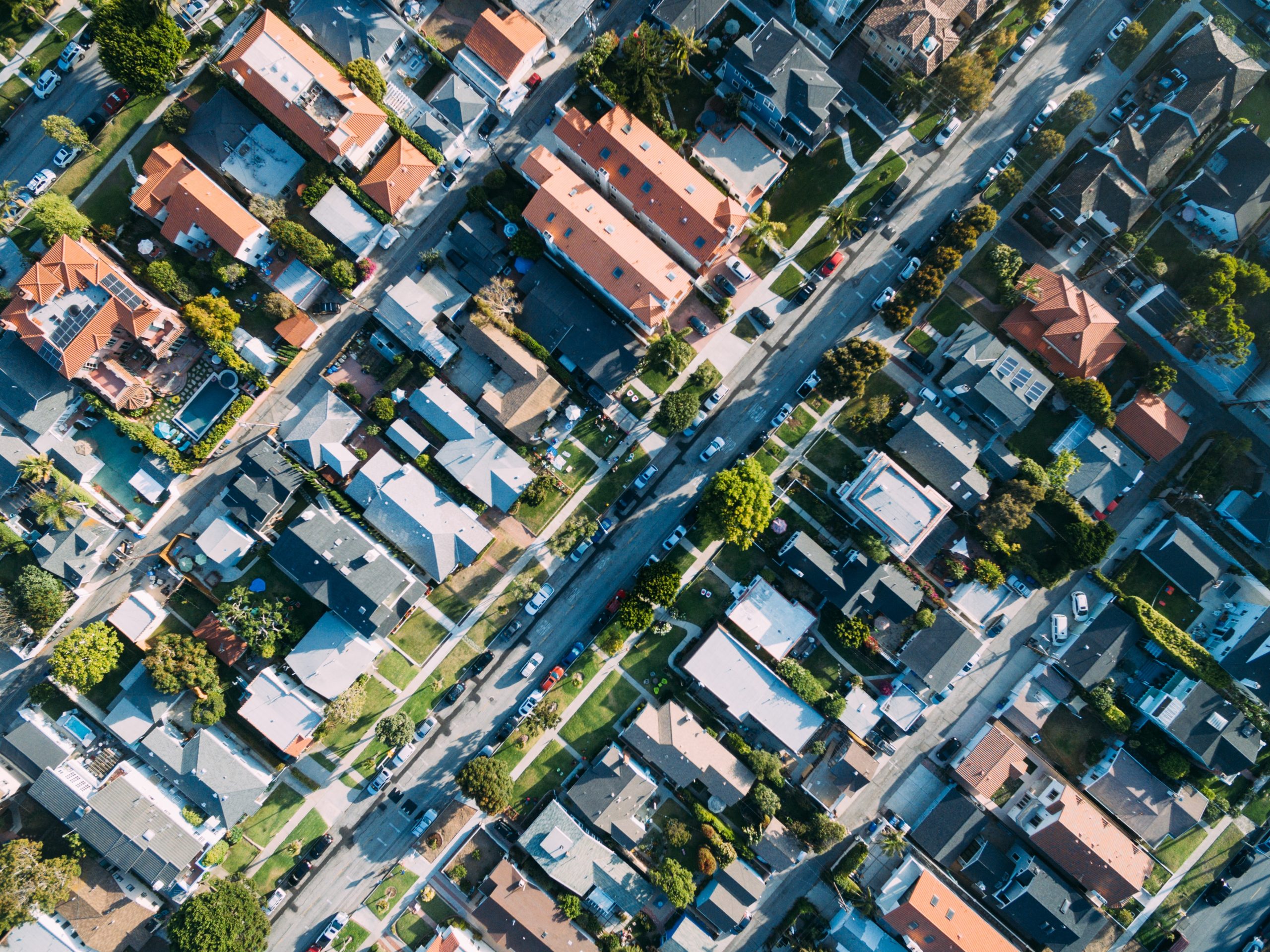 Suburb drone view of South Redondo, Redondo Beach, California. Published on July 5, 2017