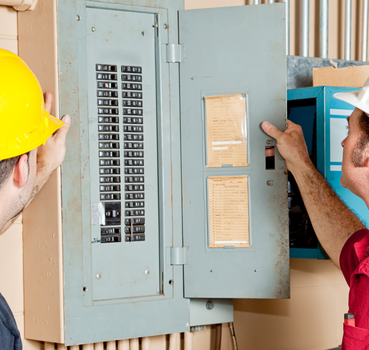 Electrical panel maintenance